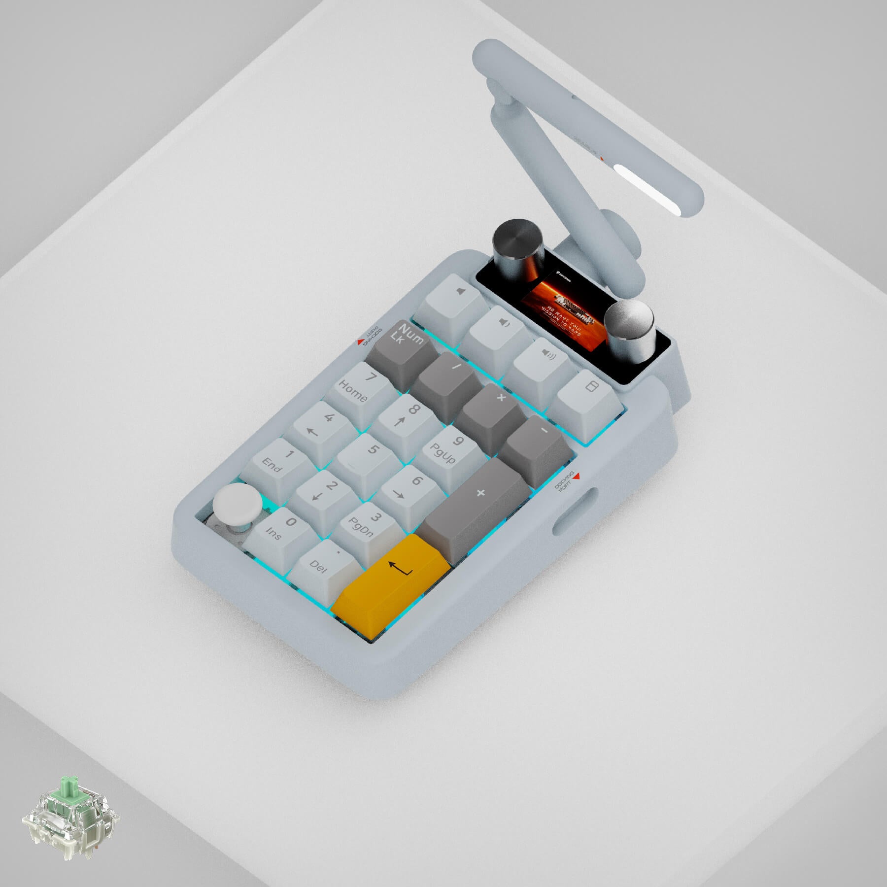 KeysMe Lunar 02 Numpad Custom Mechanical Keyboard