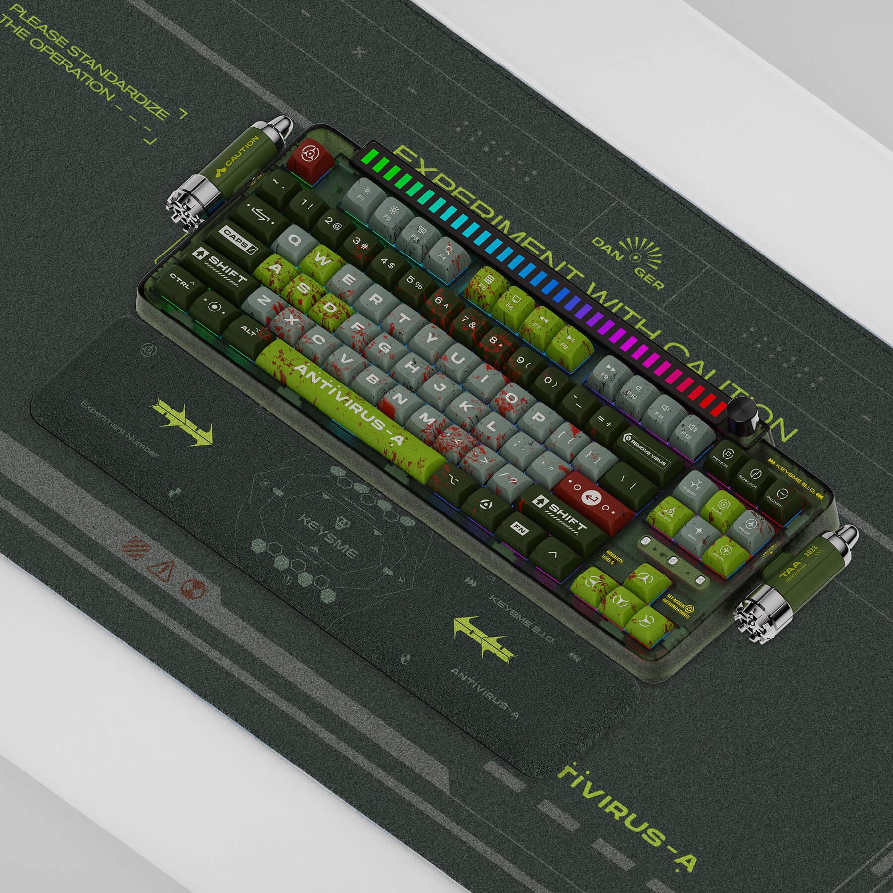 KeysMe Lunar 01 Mechanical Keyboard - Ghost Ship