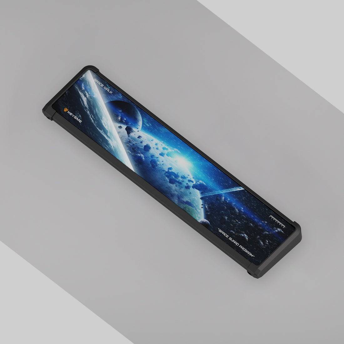 KeysMe 3D virtual alloy wrist rest black knight