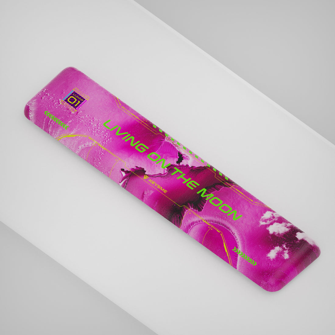 KeysMe keyboard wrist rest pink