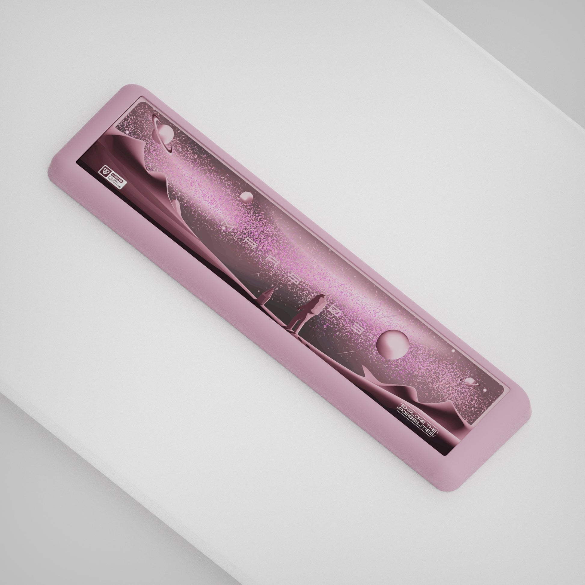 KeysMe keyboard silicone wrist rest for TKL layout mechanical keyboard