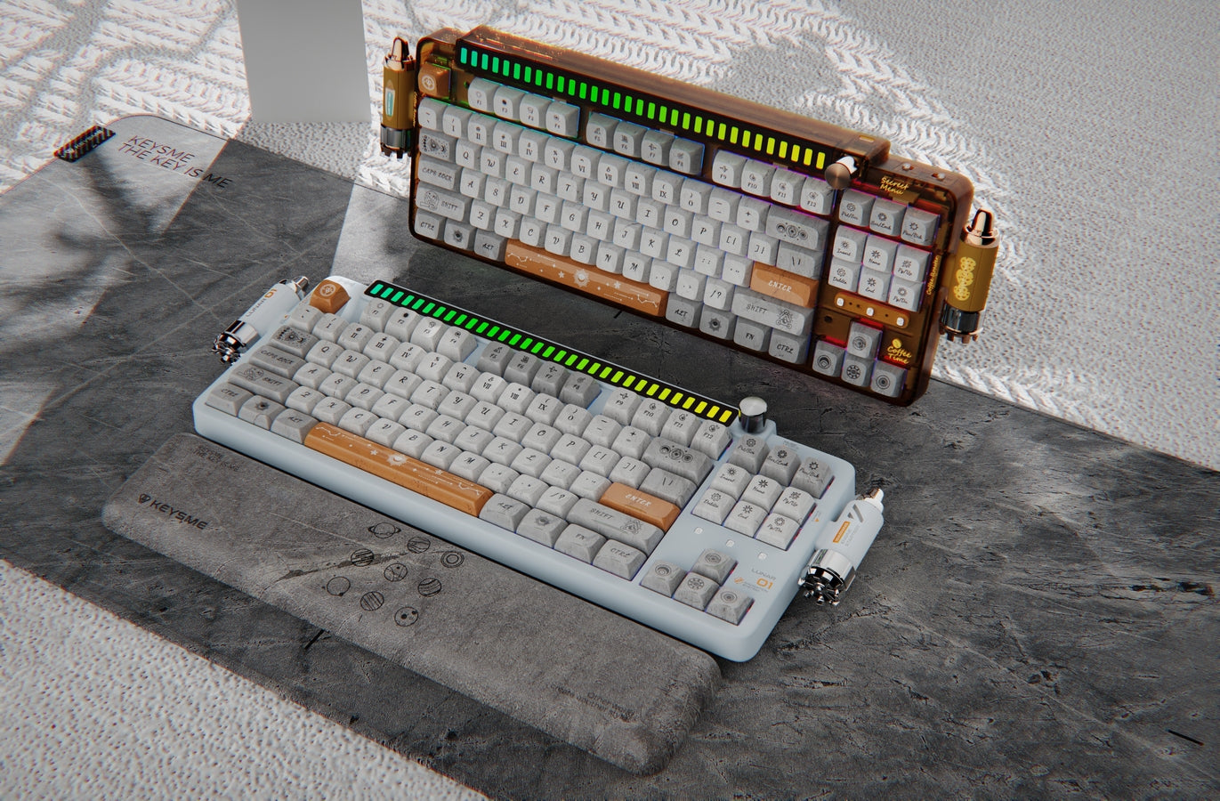 KeysMe KDA Profile Dye Sub PBT Keycap Set - KeysMe – KEYSME