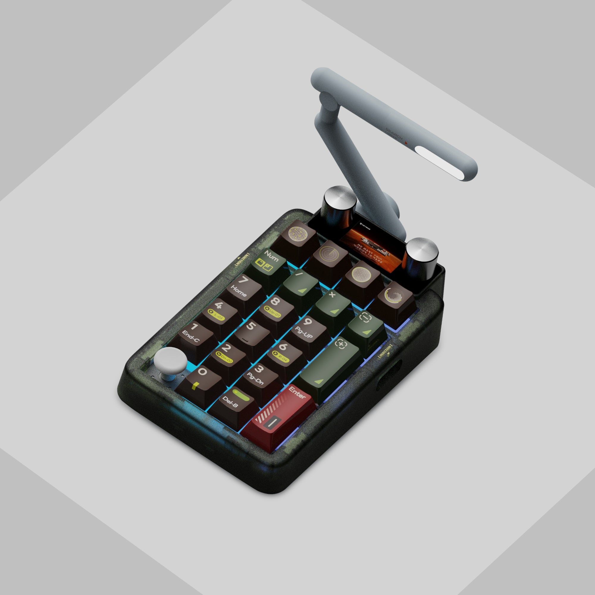 KeysMe Lunar 02 Numpad Custom Mechanical Keyboard