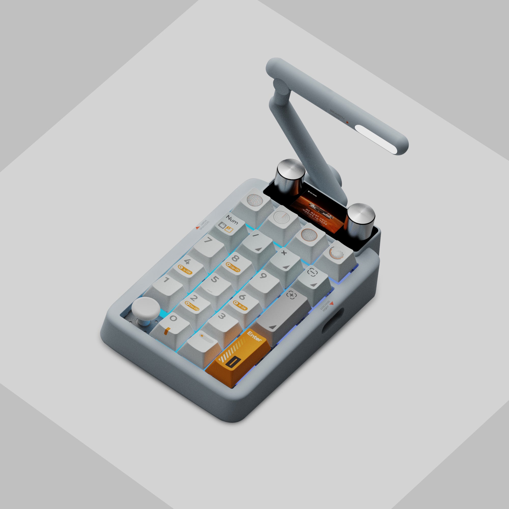 KeysMe Lunar 02 Numpad Custom Mechanical Keyboard