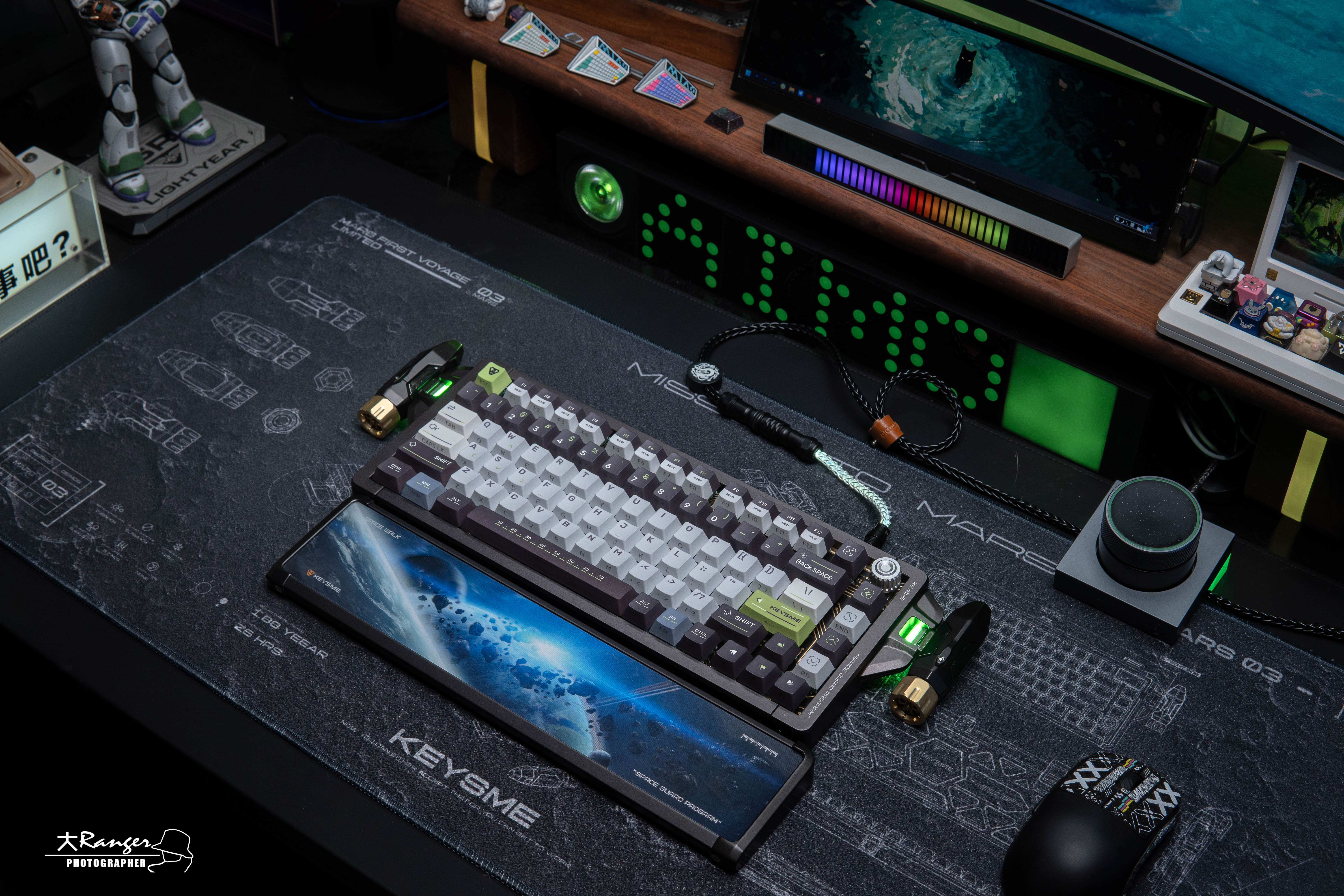 キーボード KeysMe PIC60 Keyboard Case Wooting 60HE+ Mechanical Keyboard Aluminum Case - KeysMe – KEYSME