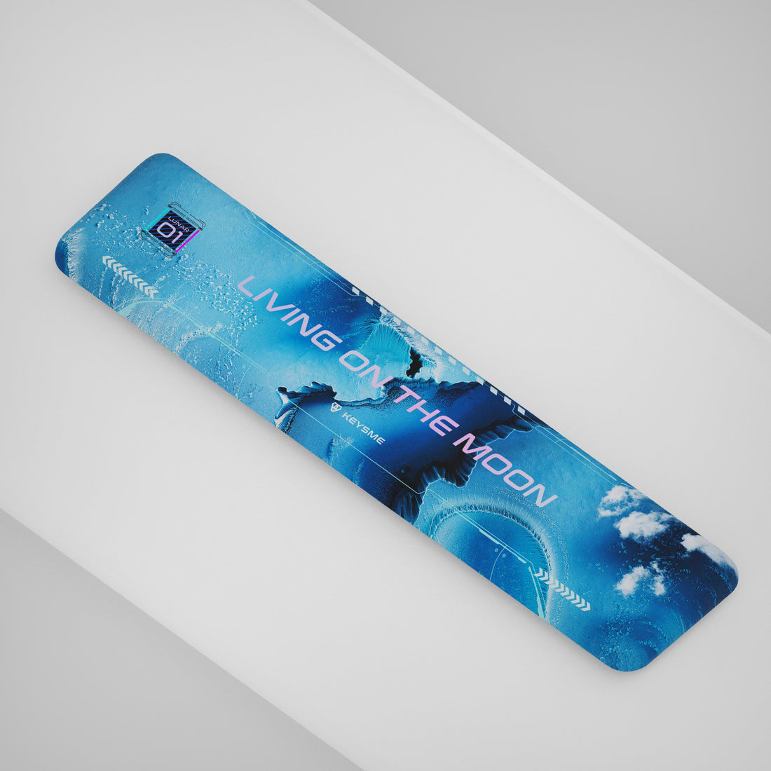 KeysMe keyboard wrist rest blue