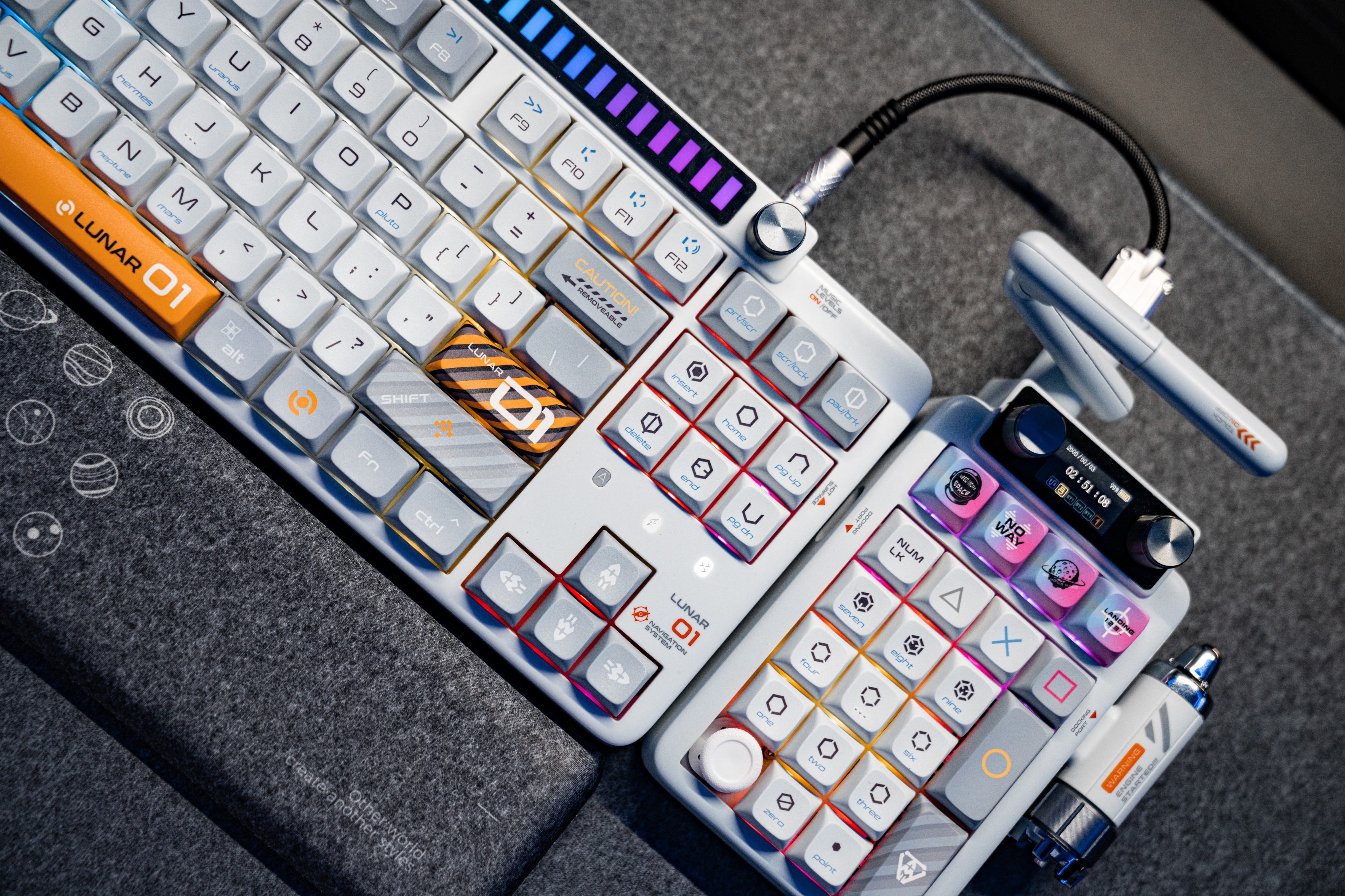 KeysMe KDA Profile Dye Sub PBT Keycap Set - KeysMe – KEYSME