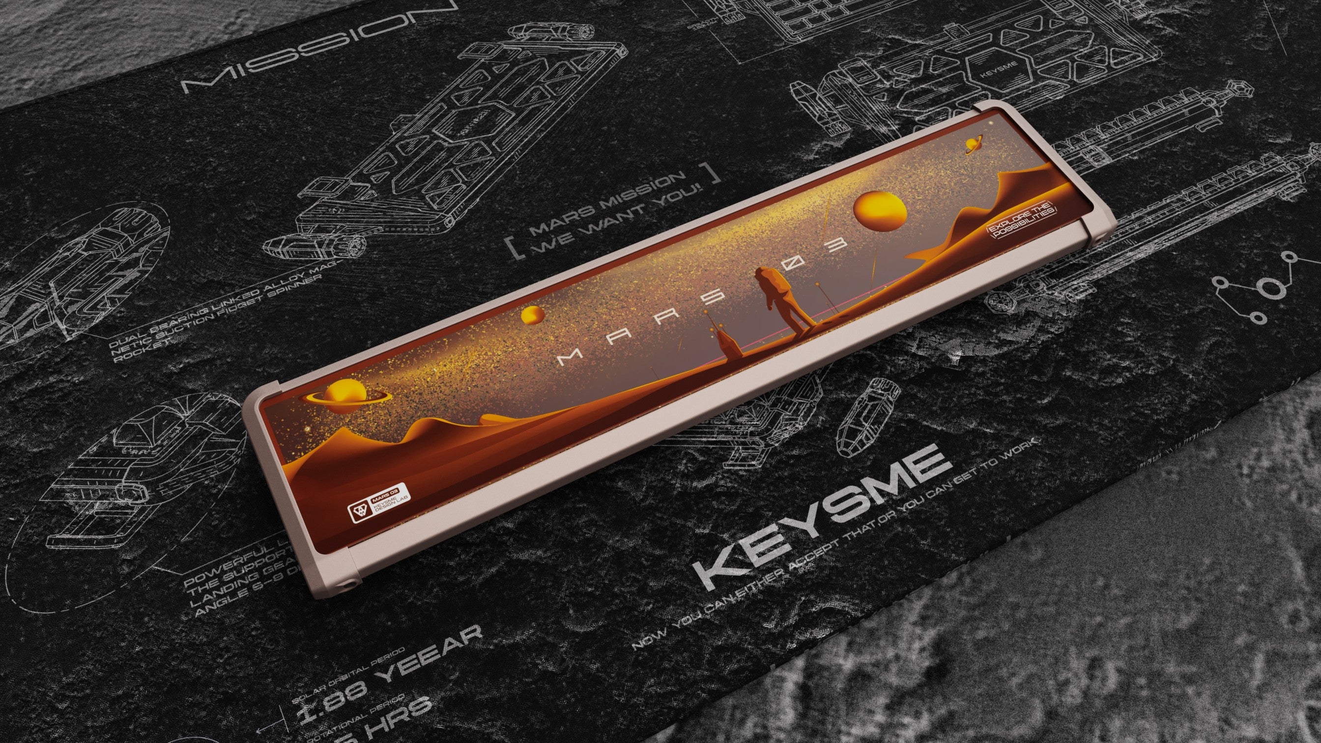 Mission To Mars Desk Mat | Explore Innovative Designs – KEYSME