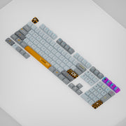 keysme custom mechanical keyboard spaceship dye sub pbt keycap set 